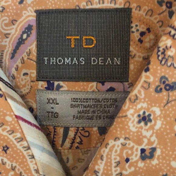 Thomas Dean Fancy Cuff dress shirt - Picture 3 of 3